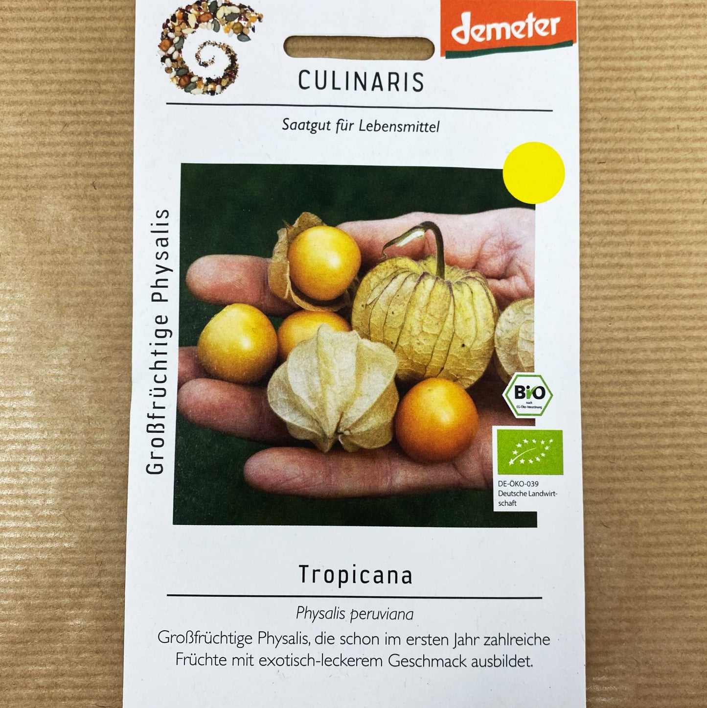 BIO Großfrüchtige Physalis Tropicana