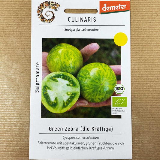 BIO Salattomate Green Zebra